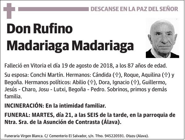 Rufino Madariaga Madariaga