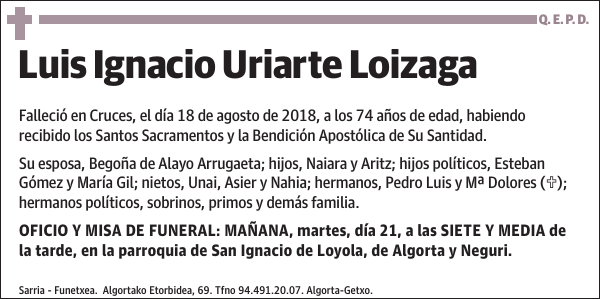 Luis Ignacio Uriarte Loizaga