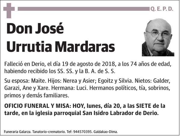 José Urrutia Mardaras