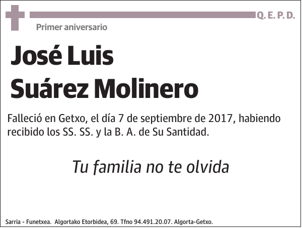 José Luis Suárez Molinero