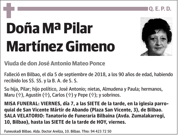 Mª Pilar Martínez Gimeno