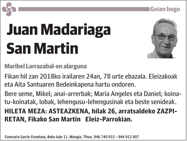 Juan Madariaga San Martin