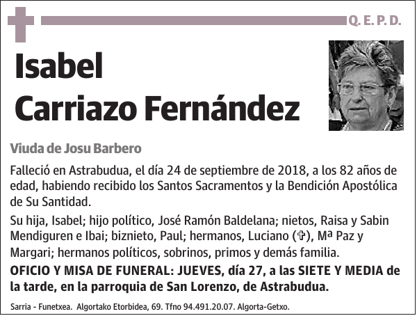 Isabel Carriazo Fernández