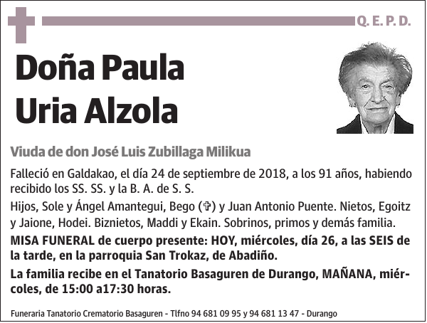 Paula Uria Alzola