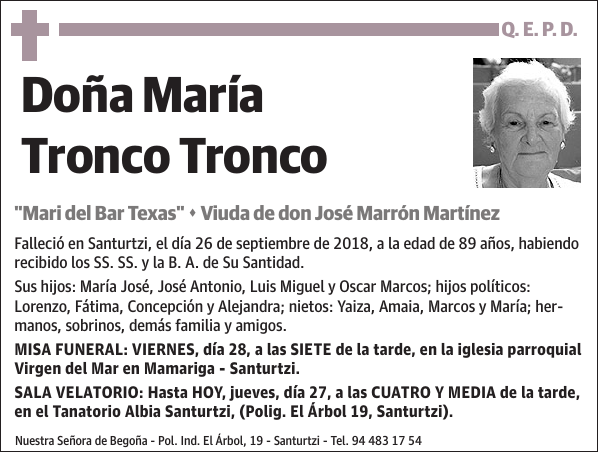 María Tronco Tronco