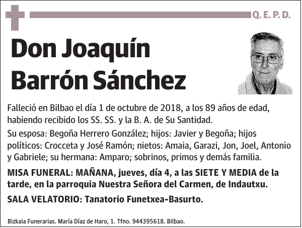 Joaquín Barrón Sánchez