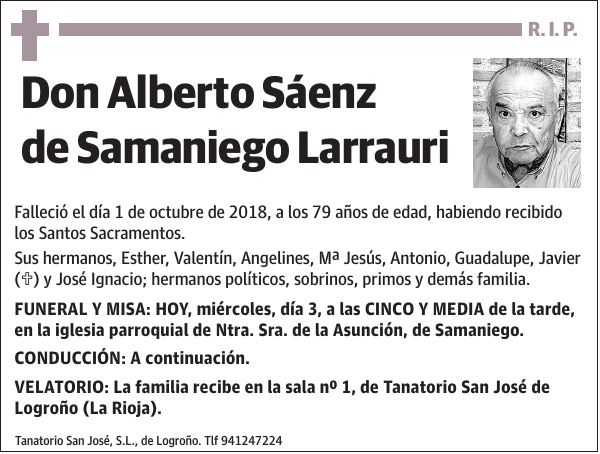Alberto Sáenz de Samaniego Larrauri