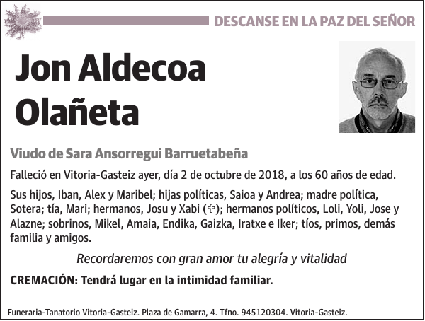 Jon Aldecoa Olañeta
