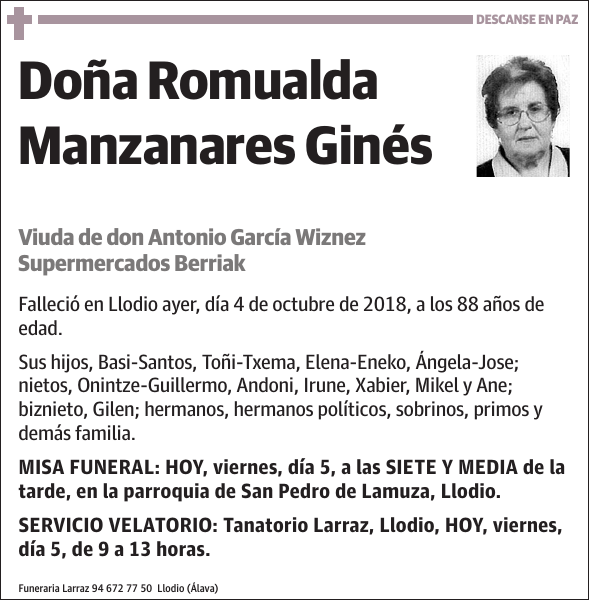 Romualda Manzanares Ginés
