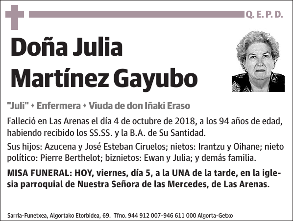Julia Martínez Gayubo