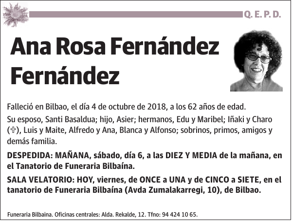 Ana Rosa Fernández Fernández
