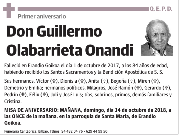 Guillermo Olabarrieta Onandi