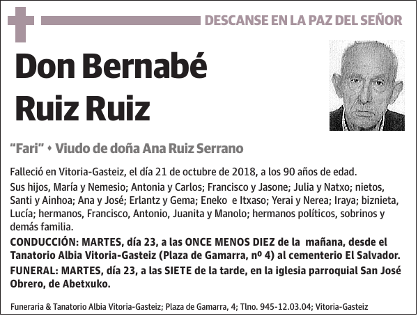 Bernabé Ruiz Ruiz