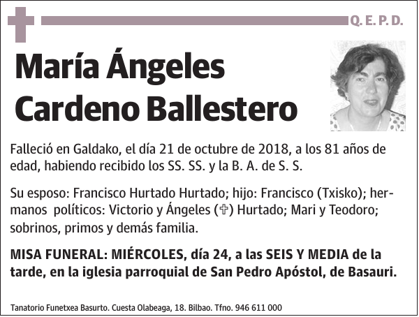María Ángeles Cardeno Ballestero