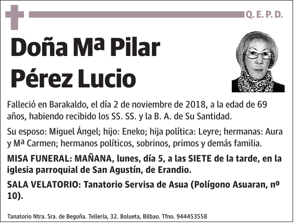 Mª Pilar Pérez Lucio