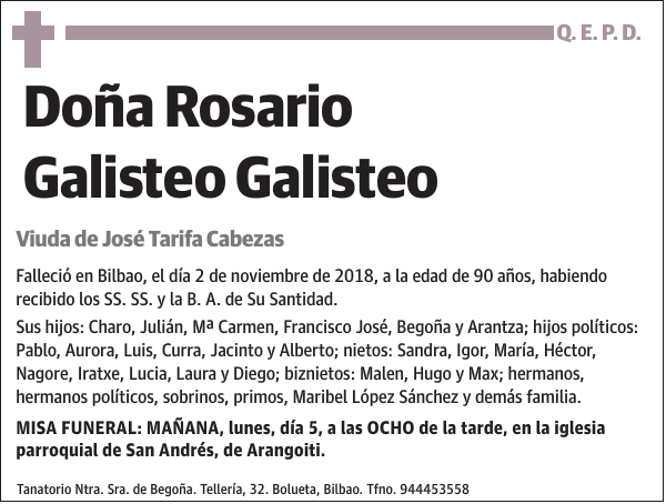 Rosario Galisteo Galisteo