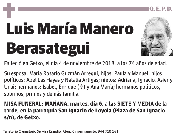 Luis María Manero Berasategui