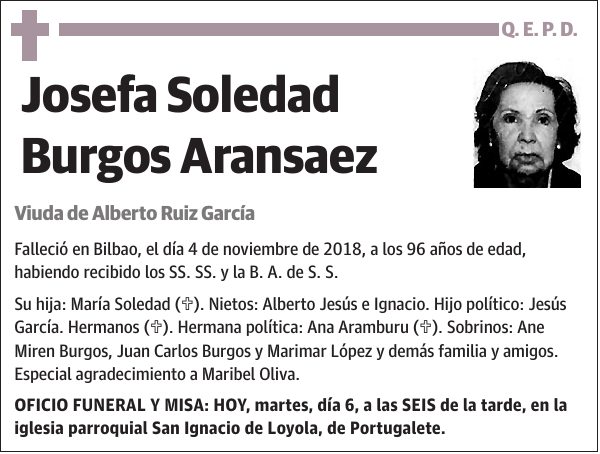 Josefa Soledad Burgos Aransaez
