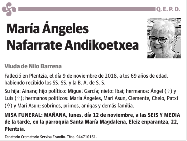 María Ángeles Nafarrate Andikoetxea