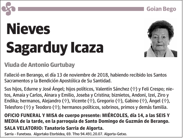Nieves Sagarduy Icaza