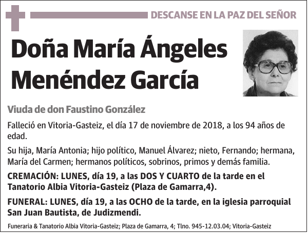 María Ángeles Menéndez García