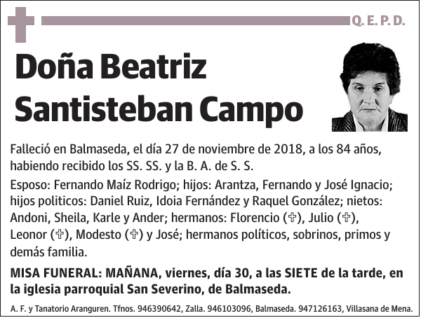 Beatriz Santisteban Campo