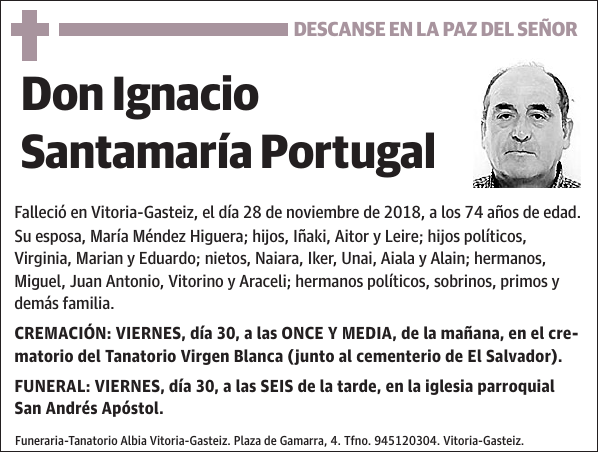 Ignacio Santamaría Portugal