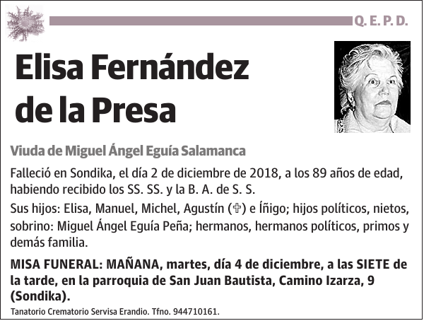 Elisa Fernández de la Presa