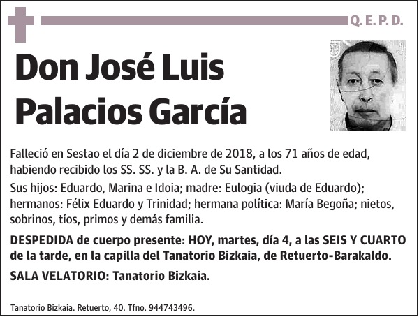 José Luis Palacios García