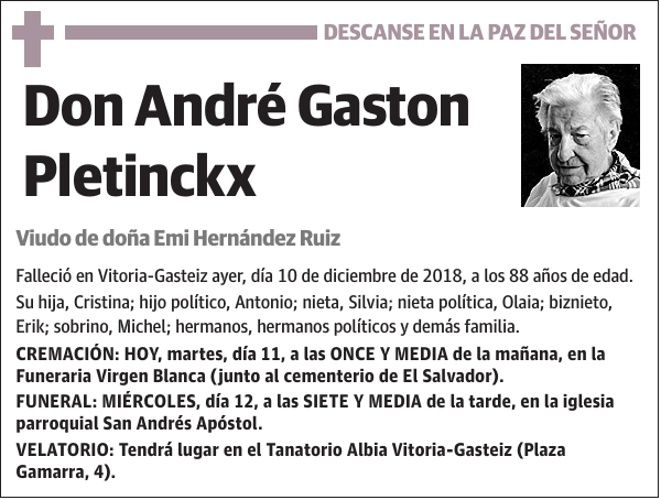 André Gaston Pletinckx