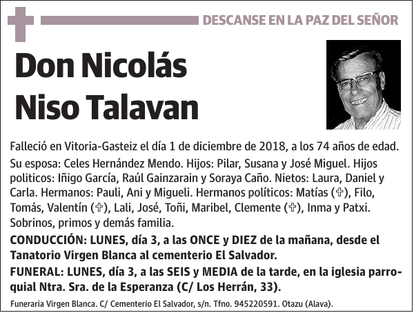 Nicolás Niso Talavan
