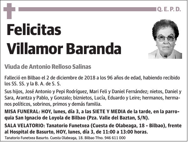 Felicitas Villamor Baranda