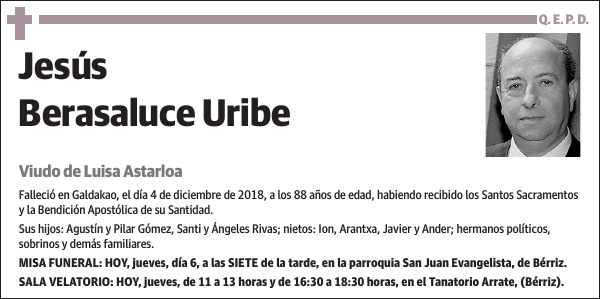 Jesús Berasaluce Uribe