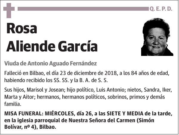 Rosa Aliende García