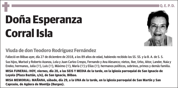 Esperanza Corral Isla