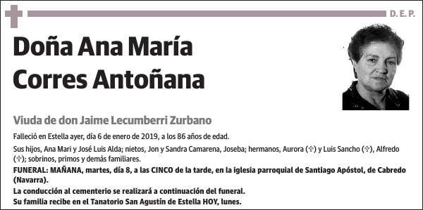 Ana María Corres Antoñana