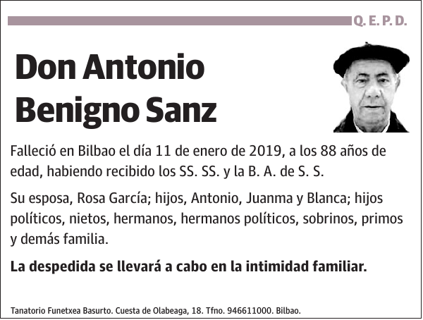 Antonio Benigno Sanz