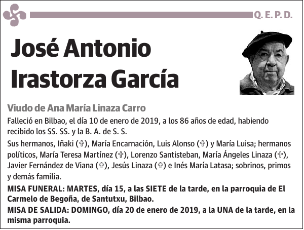 José Antonio Irastorza García
