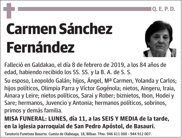 Carmen Sánchez Fernández