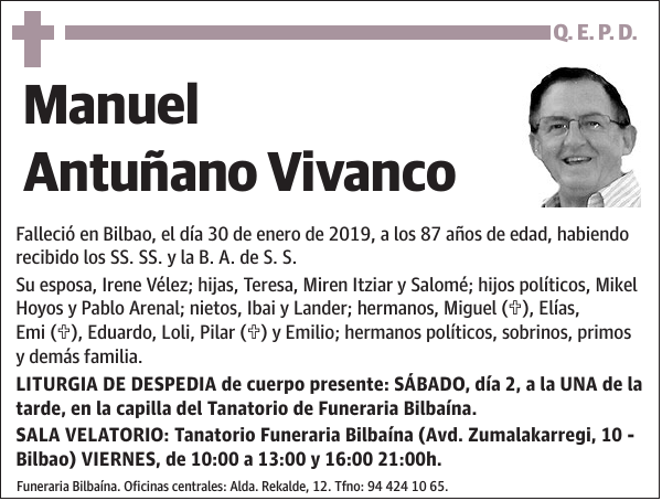 Manuel Antuñano Vivanco