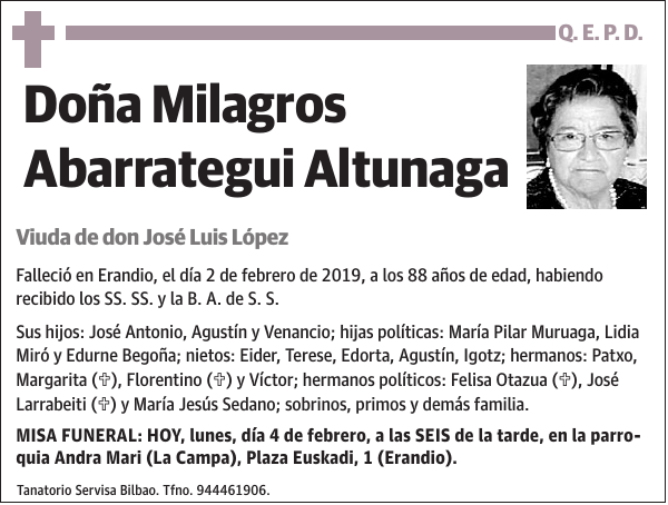 Milagros Abarrategui Altunaga