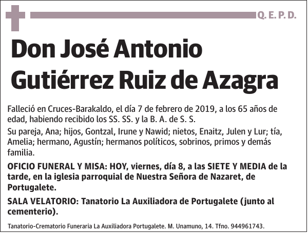 José Antonio Gutiérrez Ruiz de Azagra