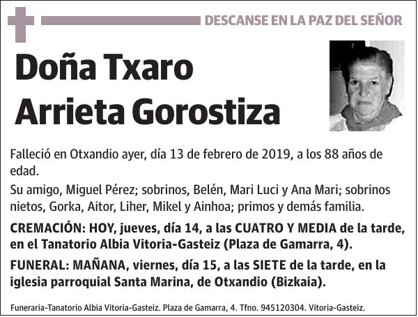 Txaro Arrieta Gorostiza