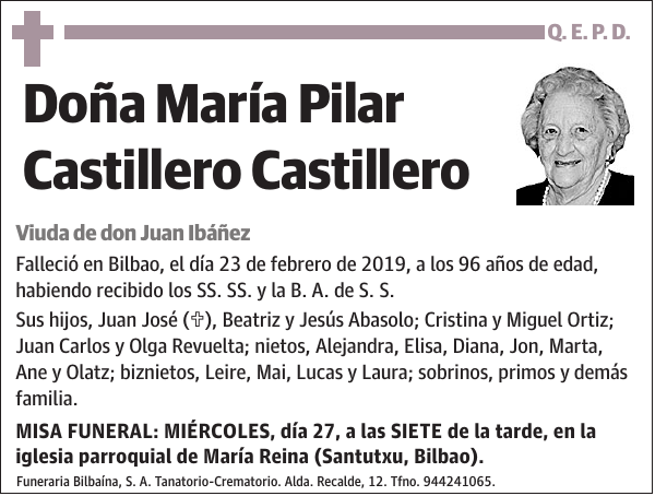 María Pilar Castillero Castillero