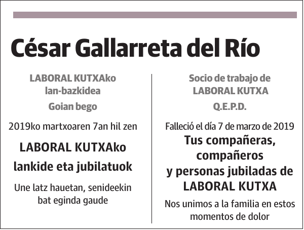 César Gallarreta del Río