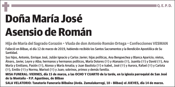 María José Asensio de Román