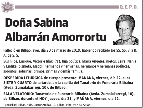 Sabina Albarrán Amorrortu