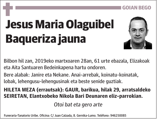 Jesús María Olaguibel Baqueriza