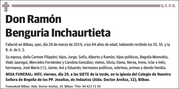 Ramón Benguria Inchaurtieta