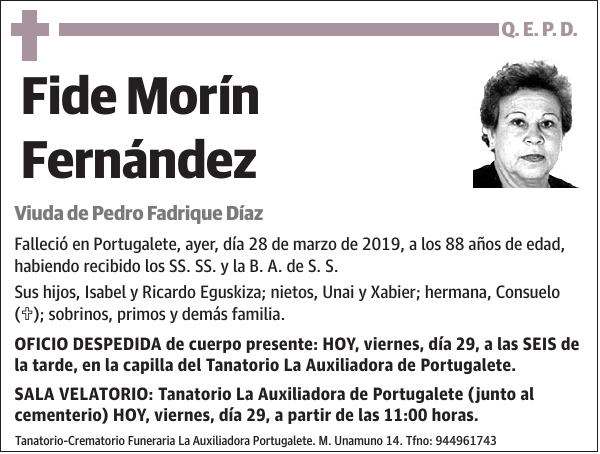 Fide Morín Fernández